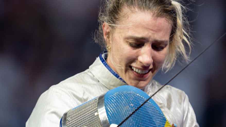Ukrainan miekkailutähti Olha Harlan saavutti pronssia Pariisin olympialaisissa 2024. 