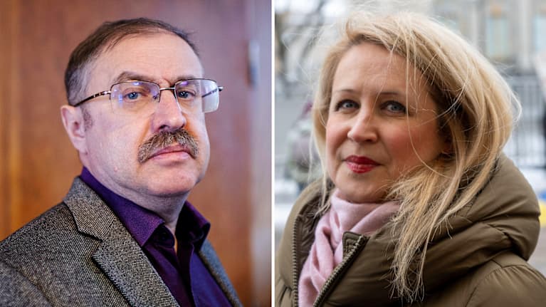 Kuvassa Vladimir Gel'man ja Irina Vesikko.