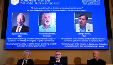Fysiikan Nobel-palkinto ilmastonmuutoksen monimutkaisten perusteiden avaajille
