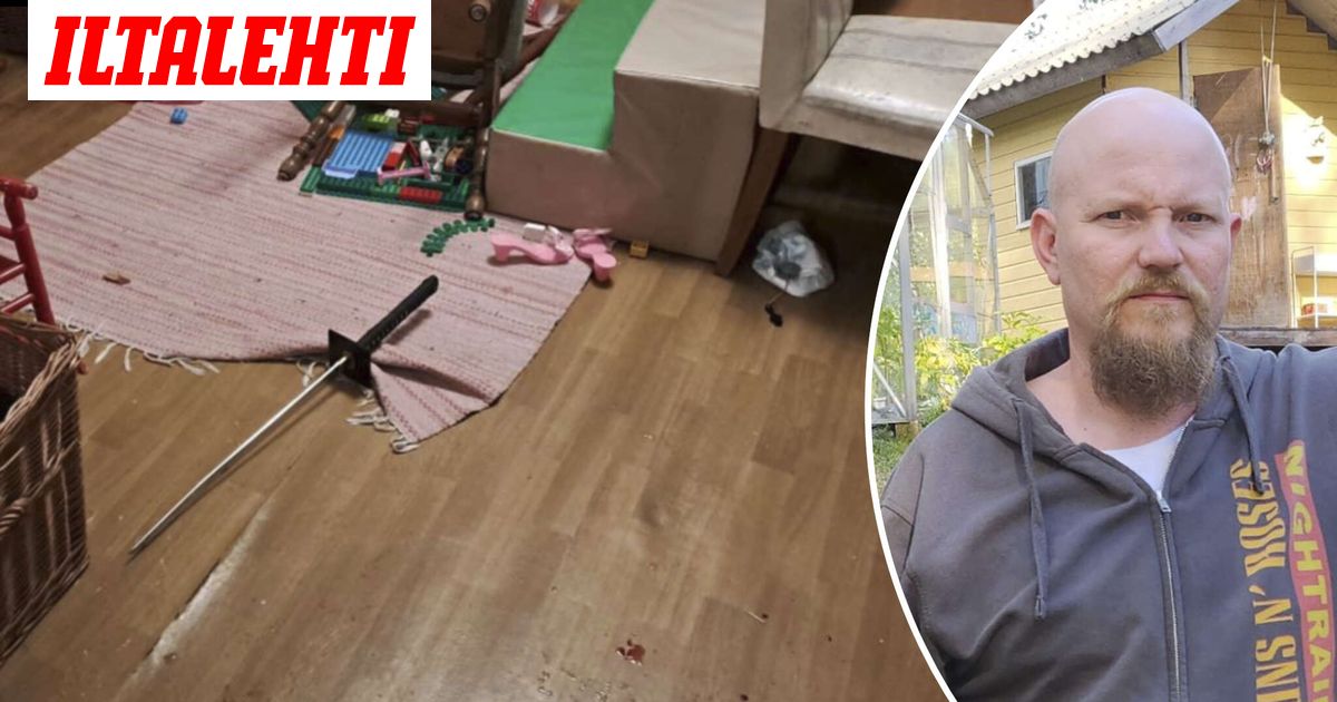 Perhe seurasi vierestä, kun miekkamies hakkasi ja potki Juhaa oman kodin makuuhuoneessa – "Väitti, että olen syönyt hänen tyttärensä"