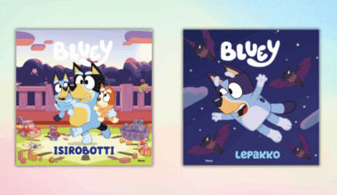 Perheiden uusi suosikki Bluey nyt kirjoina!