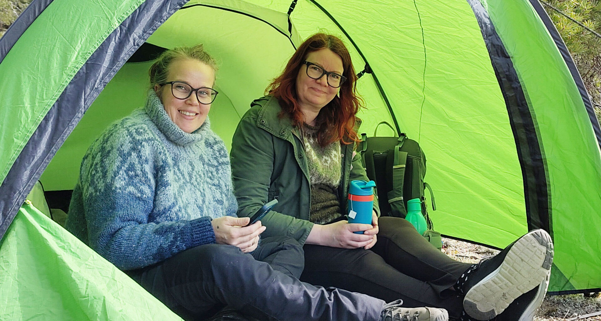 Kahvitauko puistossa ja palaveri laavussa – luonto tuli osaksi kaupungin työntekijöiden työpäivää – Mun Oulu