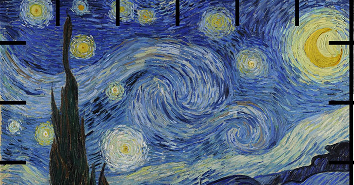 Tähtikirkas yö - Van Goghin maalaus kuvaa todellisuutta