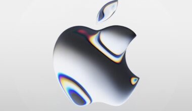 Apple logo.