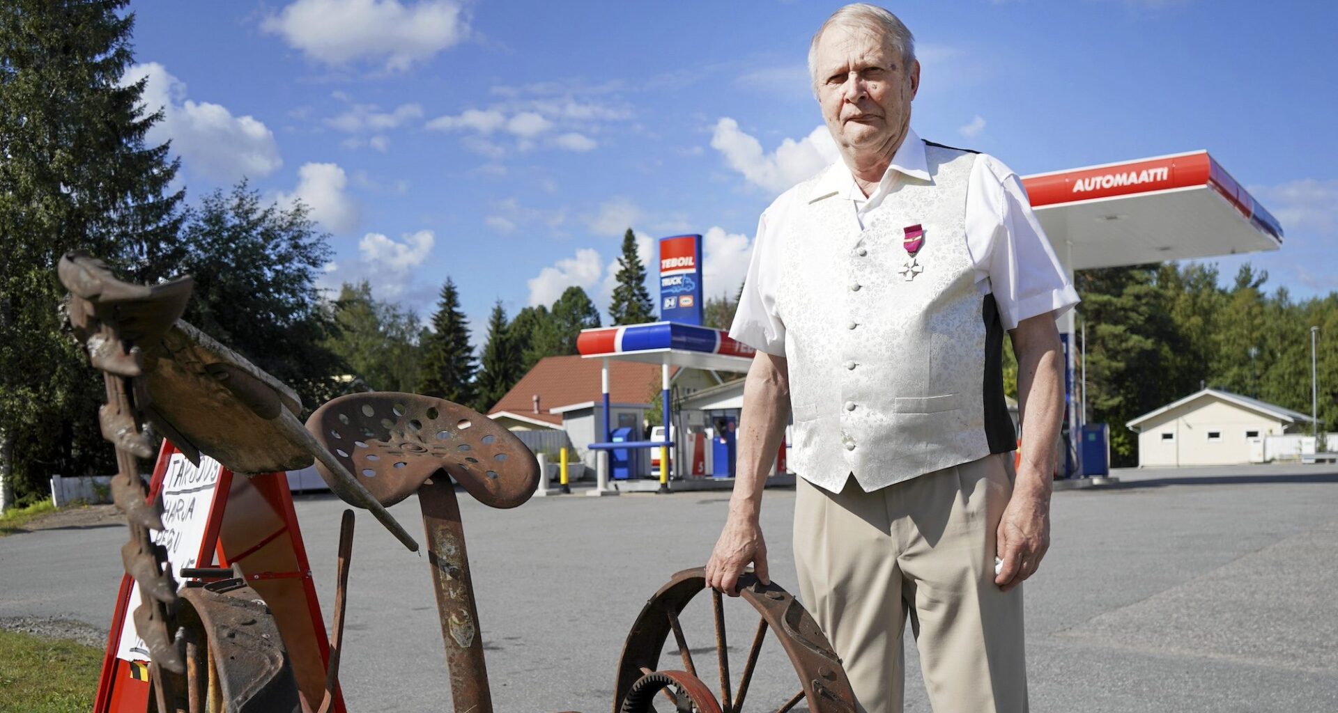Atso Eronen, 80, päätyi huoltoasemayrittäjäksi lähes pakon edessä