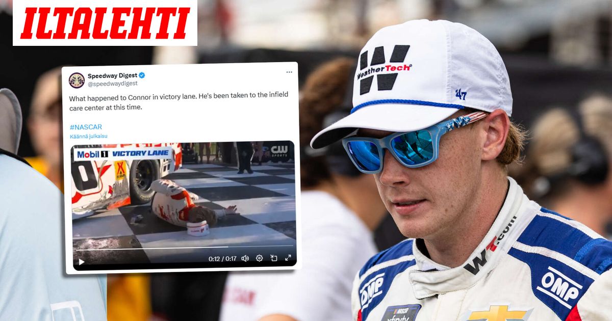 Kamala tilanne: Nascar-tähti putosi autostaan