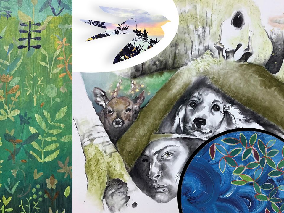 Soile Jääskeläinen, Merja Palin, Tiina Poutanen & Annu Salminen: “Vuoropuhelua luonnosta” Taidetila Terrassa 4.9.–8.10.2025