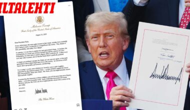Melania Trumpin kirjeessä Putinille mielenkiintoinen yksityiskohta