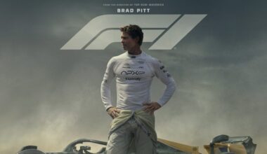 Brad Pitt näyttelee pääroolissa F1-elokuvassa.