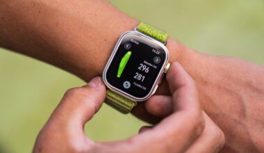 Huawei on panostanut muun muassa golfaamista tukeviin toimintoihin. Kuvassa Huawei Watch Fit 4 Pro.