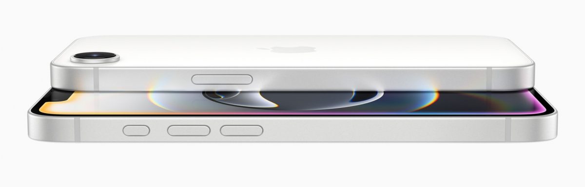 Kuvassa iPhone 16e.