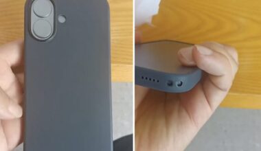 iPhone 17:n Liquid Silicone -kuori esillä Majin Bun jakamalla videolla.