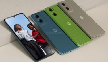 Motorola Moto G06 eri väreissä. Kuva: Ytechb.