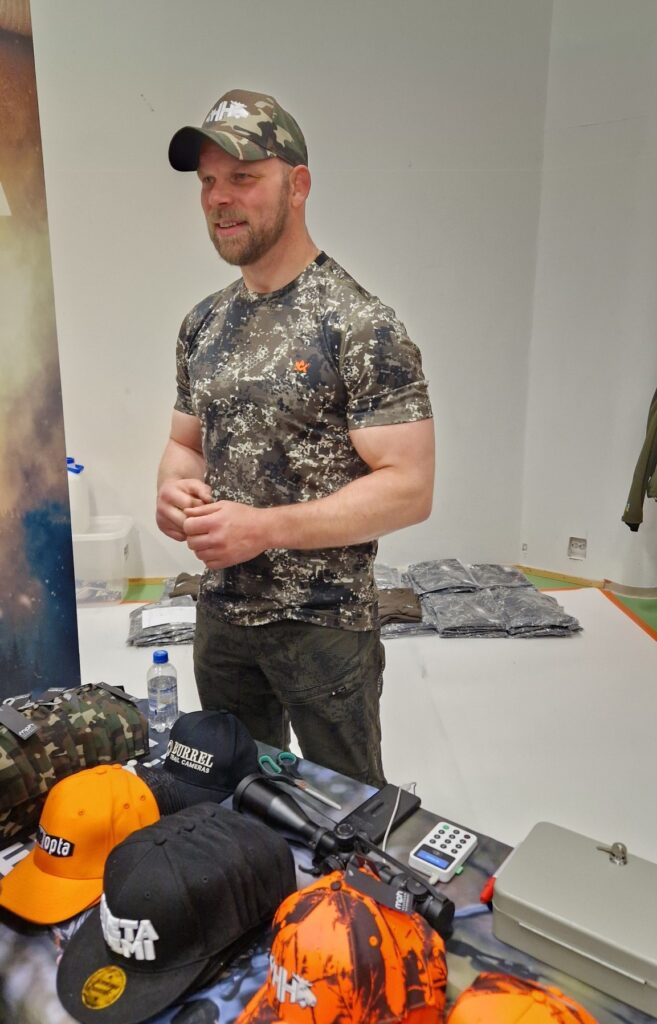 Hunting Hietaniemen Rami Hietaniemi oli mukana Soinin messuilla.