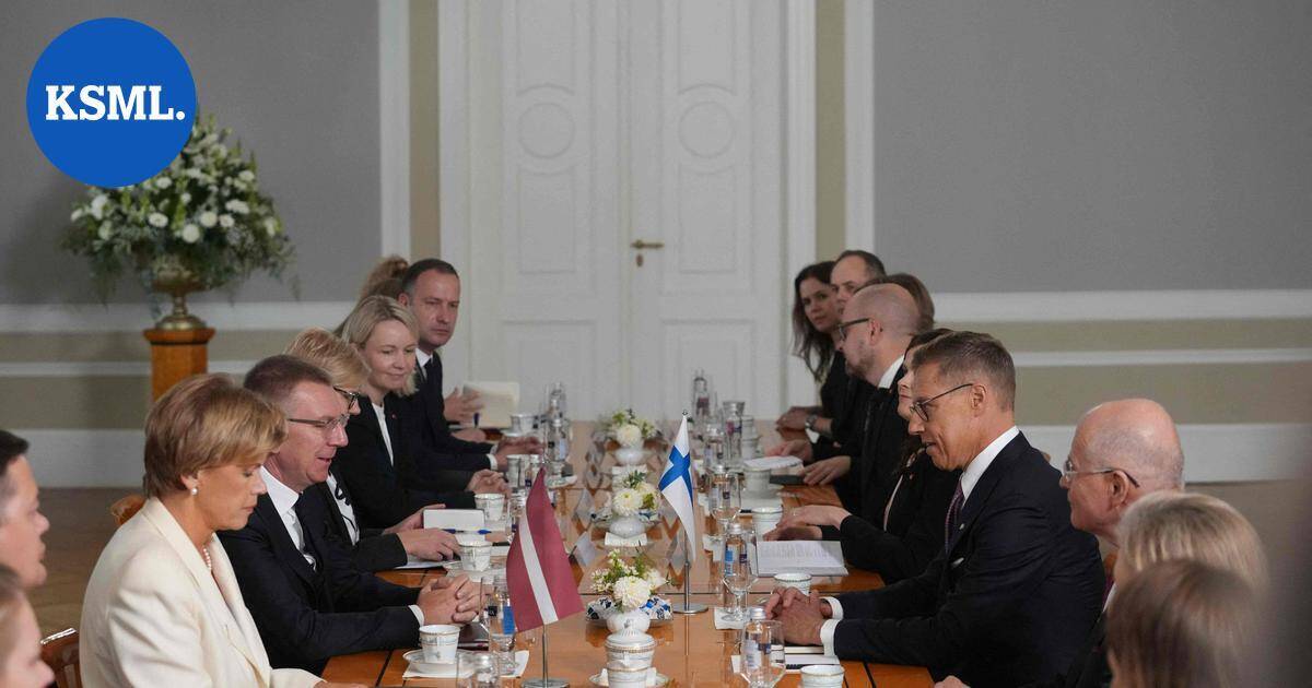 Presidentti Stubb piti tiedotustilaisuuden Latvian presidentti Rinkēvičsin kanssa | Uutissuomalainen