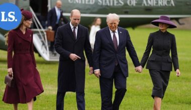 Trumpin valtiovierailu Britanniaan alkoi virallisesti, kuninkaalliset vastassa | Uutissuomalainen