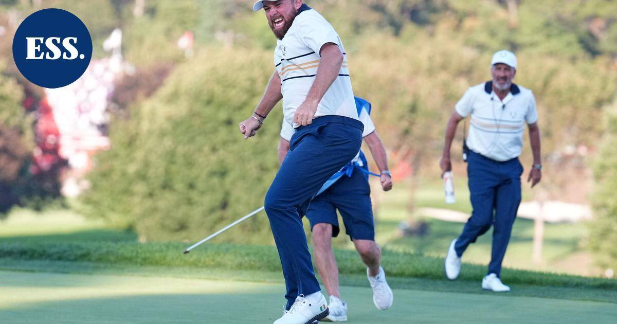 Euroopan joukkue juhlii golfin Ryder Cupin voittoa | Urheilu
