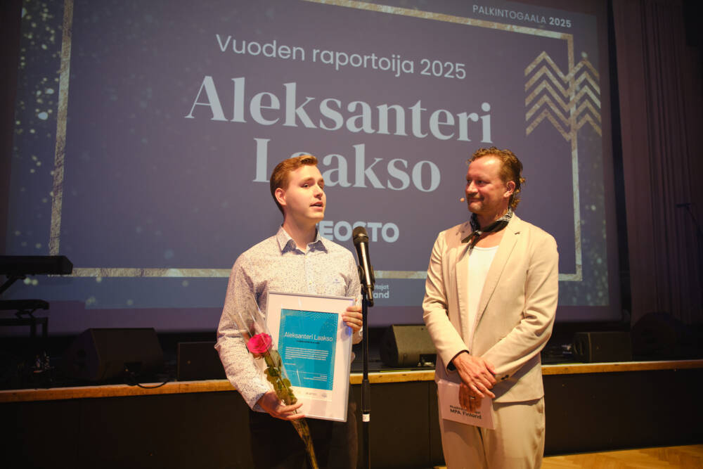 Perniöläinen muusikko sai erikoisen tittelin: Aleksanteri Laakso on Vuoden raportoija