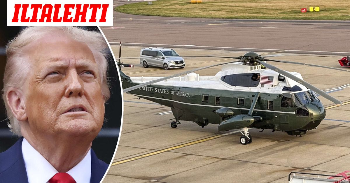 Trumpin helikopteri teki hätälaskun – Presidenttipari kyydissä