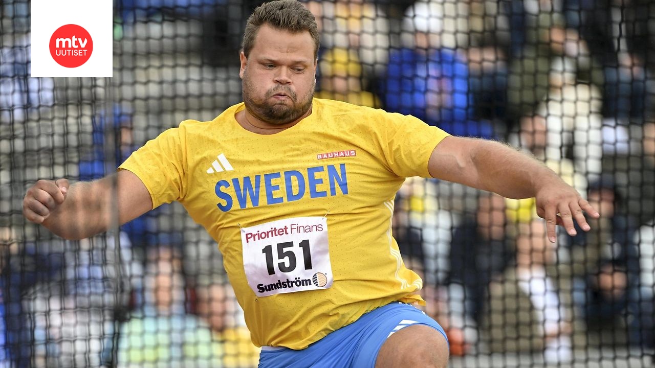 Daniel Ståhl heitti 69,90 MM-karsinnassa.
