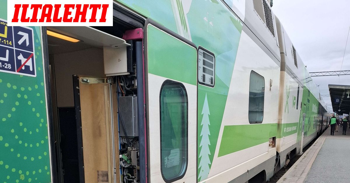 Ennen näkemättömän outo tilanne VR:n junassa