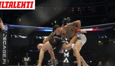 Makwan Amirkhani voitti ja latasi suorat sanat kaikille