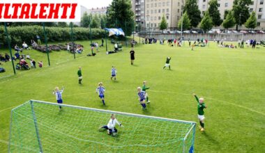 Poliisi paikalle lasten jalkapalloturnauksessa Helsingissä