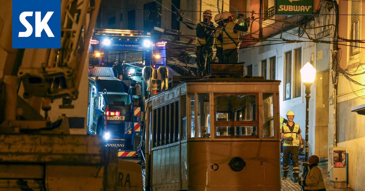 Lissabonin funikulaariturmassa katkesi vaunuja yhdistänyt vaijeri