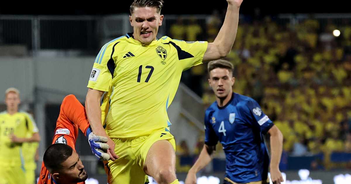 Ruotsi kärsi MM-karsinnoissa fiaskotappion Kosovolle – Viktor Gyökeres ja Alexander Isak jäivät maaleitta | Urheilua lyhyesti
