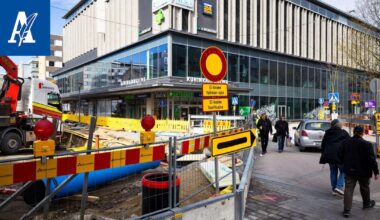 Autoliikenteen kulkusuunta muuttui Kuninkaankadulla