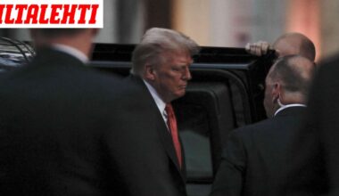 Trump istui kaikessa rauhassa ravintolassa, kun Nato-maa aloitti sotilasoperaation