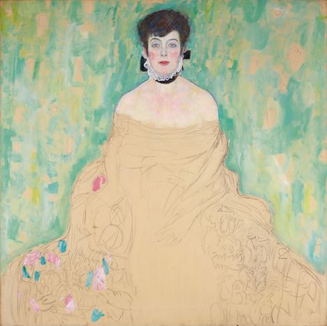 Gustav Klimtin Amalie Zuckerkandl -maalaus on myös Belvederen museosta Wienistä.