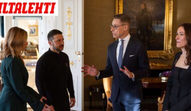 Alexander Stubb ja Suzanne Innes-Stubb Kiovassa