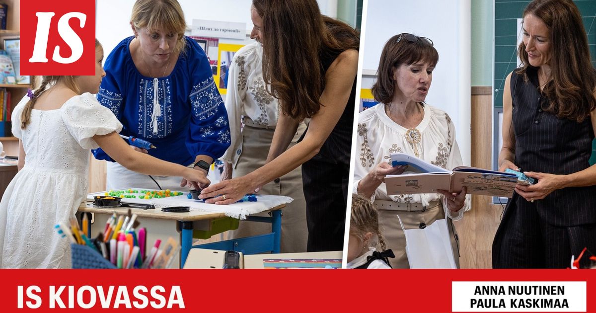 Suzanne Innes-Stubb vei Ukrainaan Muumi-kirjoja