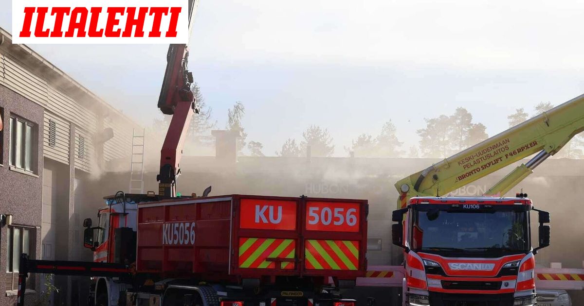 Suuri tulipalo Tuusulassa – Alueen asukkaiden suljettava ovet ja ikkunat