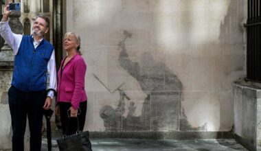 Banksyn uusin muraali on enää varjo vain | Uutisia lyhyesti