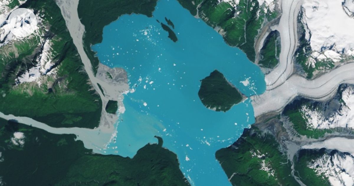 Alaskaan syntyi uusi saari, syynä jäätiköiden sulamisvedet