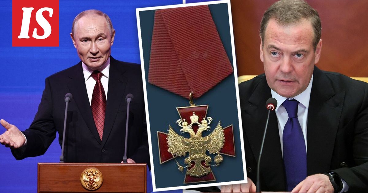 Medvedev sai vaatimattoman kunniamerkin Putinilta – Lavrov meni edelle