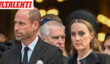 Herttuatar Katharine siunattiin haudan lepoon – Leski surun murtamana