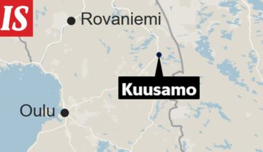 Lapsi jäi jumiin leluautomaattiin Kuusamossa