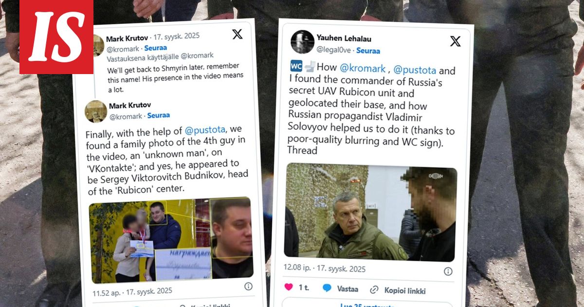 Media: Venäläispropagandistin video paljasti pahamaineisen Rubikonin sijainnin