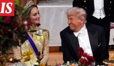 Prinsessa Catherine käytti ovelasti kultaista asuaan Donald Trumpin hurmaamiseen