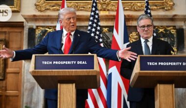 Trump ja Starmer pitävät yhteisen tiedotustilaisuuden