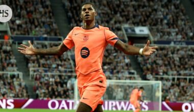 Mestarien liiga: Marcus Rashford nousi Barcelonan sankariksi