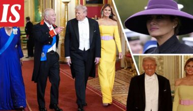 Melania Trump tarttui miestään kädestä ja nautti brittien seurapiireistä – tutkija: ”Unelmavierailu”
