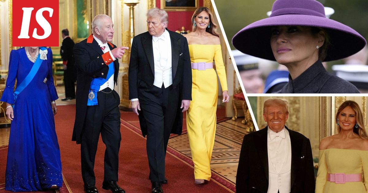 Melania Trump tarttui miestään kädestä ja nautti brittien seurapiireistä – tutkija: ”Unelmavierailu”