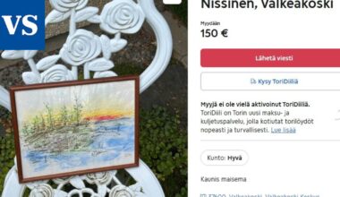 Valkeakoskelaisen legendaarisen kyläfilosofin tauluja kaupataan