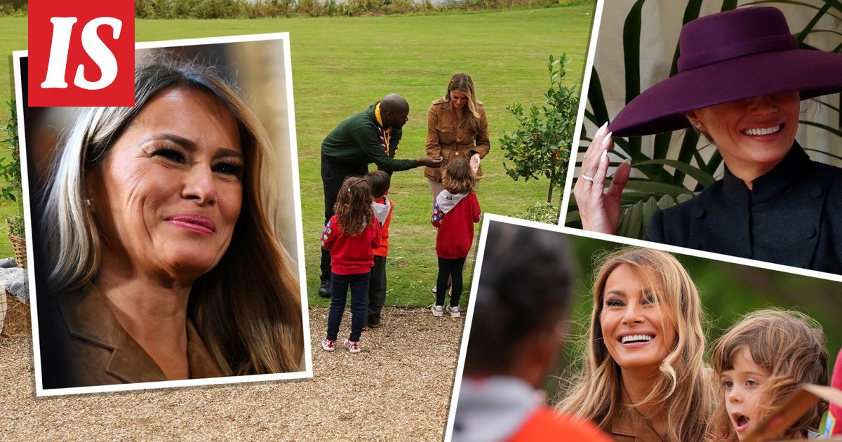 Melania Trumpin rento olemus kiinnitti huomion Britannian-valtiovierailulla