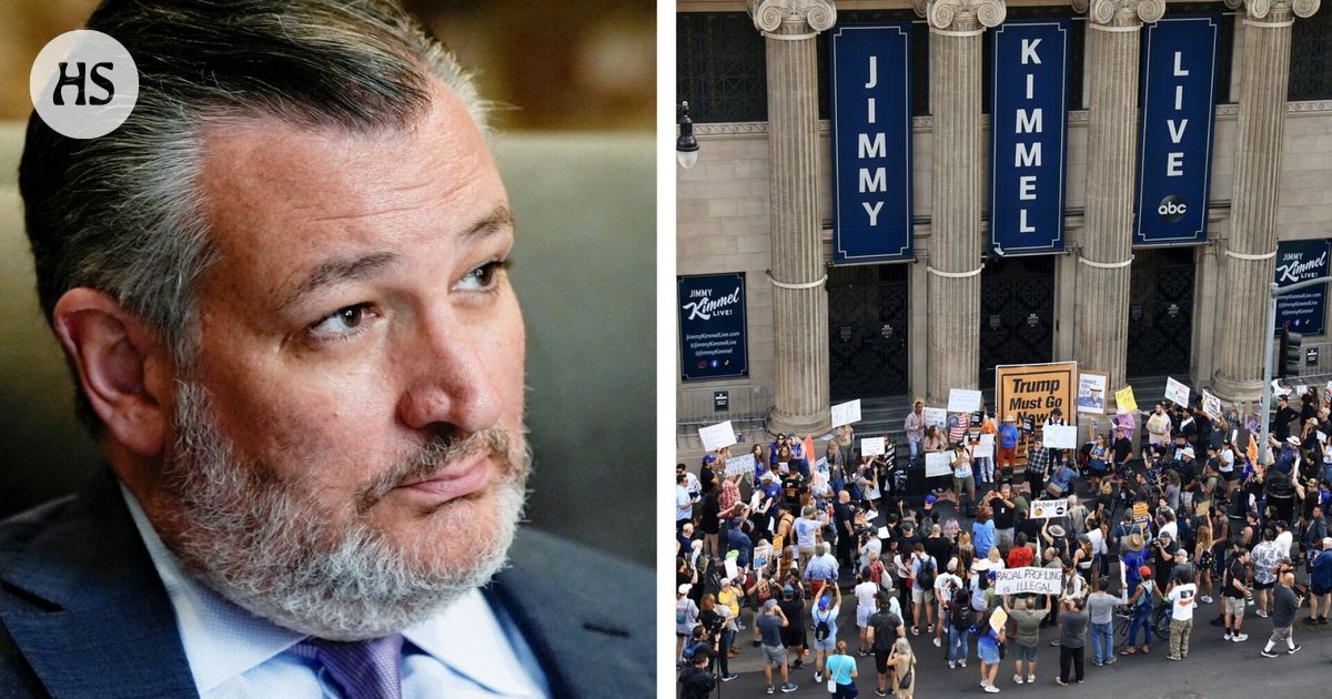 Trumpin tukija Ted Cruz vertasi Jimmy Kimmelin hyllytystä mafian toimintaan