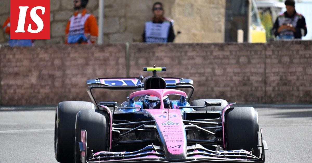 F1: Ulosajot värittävät Bakun aika-ajoja – Franco Colapinto ajoi taas seinään